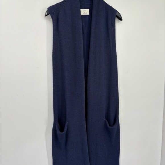 Aritzia Wilfred Dunkirk Longline Minimalist Contemporary Sweater Vest XS - Picture 7 of 15